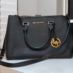 Michael Kors Black Structured Handbag
